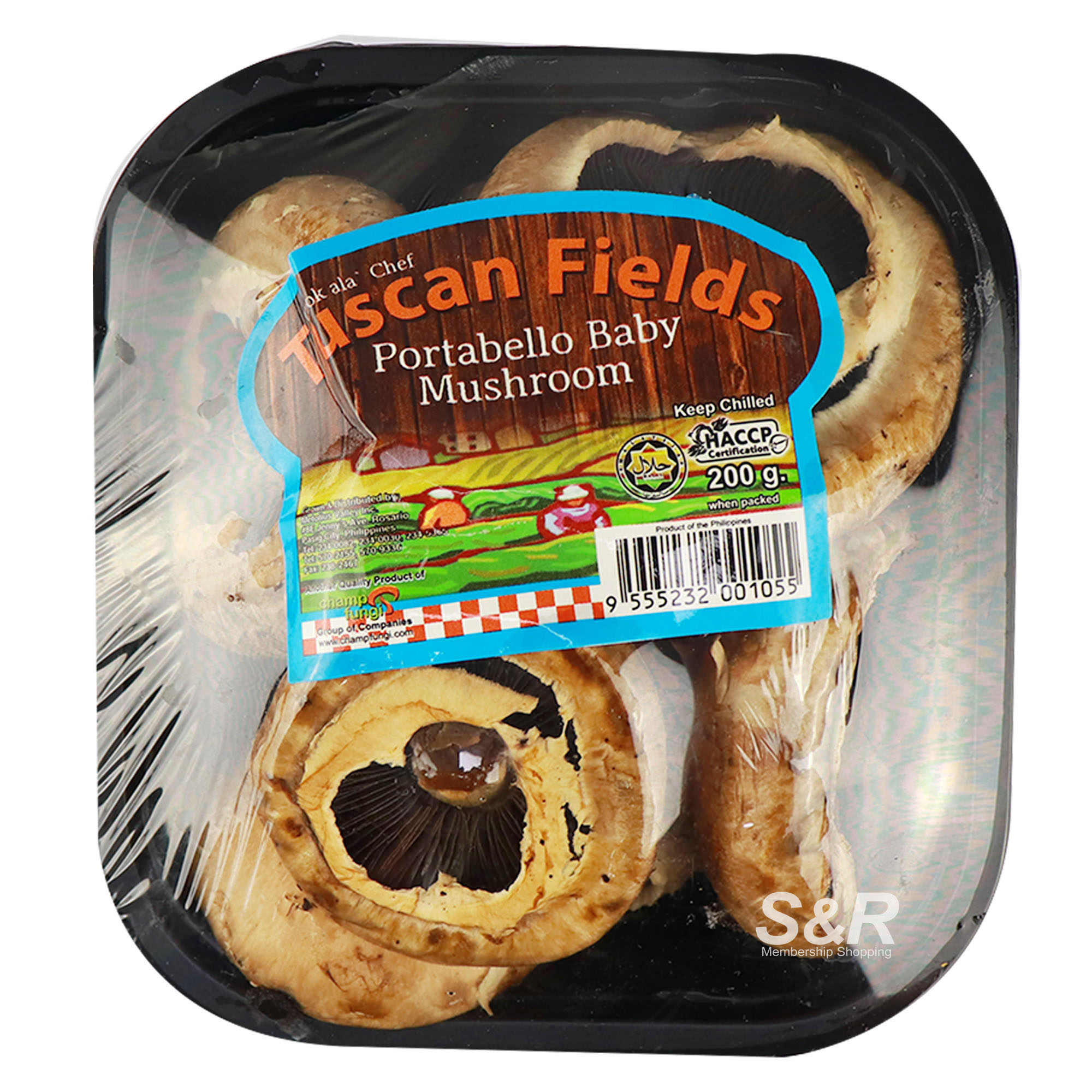 Tuscan Fields Portobello Baby Mushrooms 200g Tuscan Fields Portobello Baby Mushrooms 200g